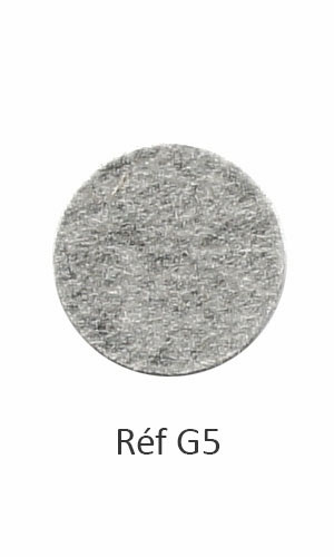 003 - Feutre chiné gris clair