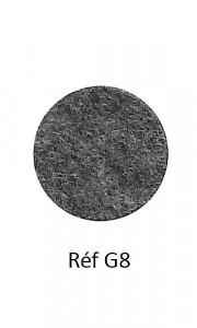 004 - Feutre chiné gris foncé